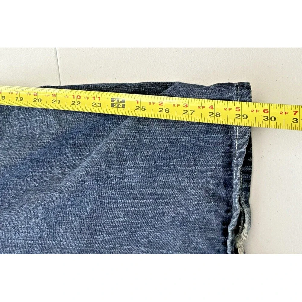 VTG‎ Exsto Y2K Wide Leg Baggy Jeans Size 36x30 High Rise Distressed Streetwear